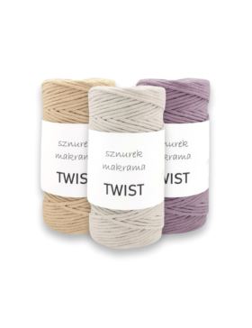 Sznurek makrama - Twist - ok.300g/szt.