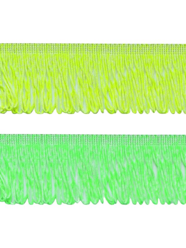 Frędzle poliestrowe z syntetycznym jedwabiem fluorescencyjne - 80 mm - 12,5mb/opak.