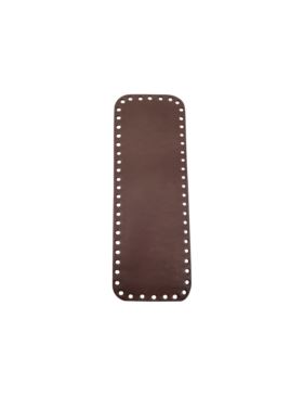 Spód do torby skórzany naturalny - Jucht - 250x80 mm (prostokąt) - DP25-8