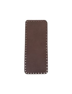 Spód do torby skórzany naturalny - Jucht - 300x120 mm (prostokąt) - DP30-12
