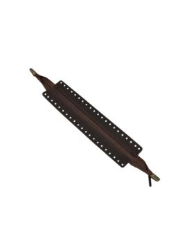 Zamek do toreb skórzany naturalny - Jucht - 35 cm - ZZ25