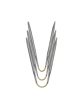 Druty wielozadaniowe na żyłce metalowe ADDI - CraSy Trio Basic Short - 21 cm - 160-2 - 3szt./opak.