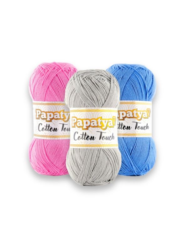 Włóczka - Papatya - Cotton Touch - 0,5kg/opak.