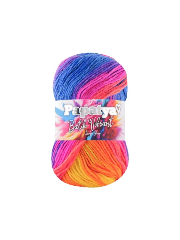 Włóczka - Papatya - Batik Vibrant - 0,5kg/opak.