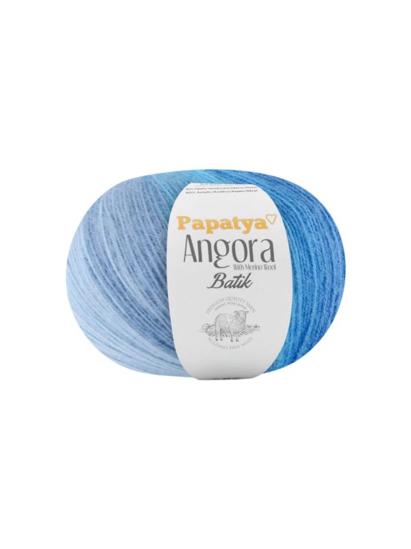 Włóczka - Papatya - Angora Batik - 0,6kg/opak.