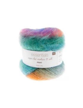 Włóczka - Rico Design - Essentials Super Kid Mohair Loves Silk Print - 100g/opak.