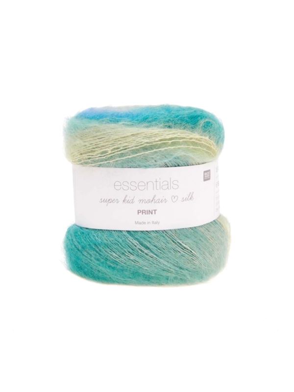 Włóczka - Rico Design - Essentials Super Kid Mohair Loves Silk Print - 100g/opak.
