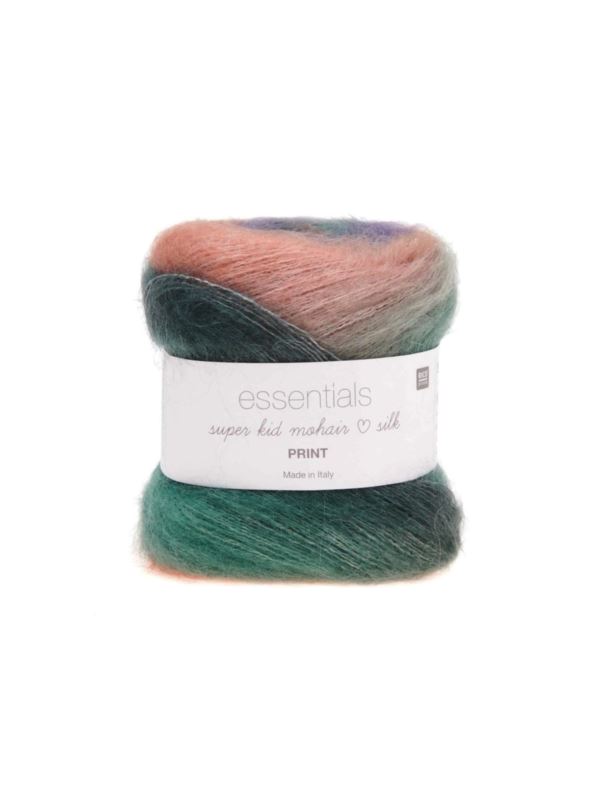 Włóczka - Rico Design - Essentials Super Kid Mohair Loves Silk Print - 100g/opak.