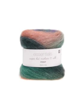 Włóczka - Rico Design - Essentials Super Kid Mohair Loves Silk Print - 100g/opak.