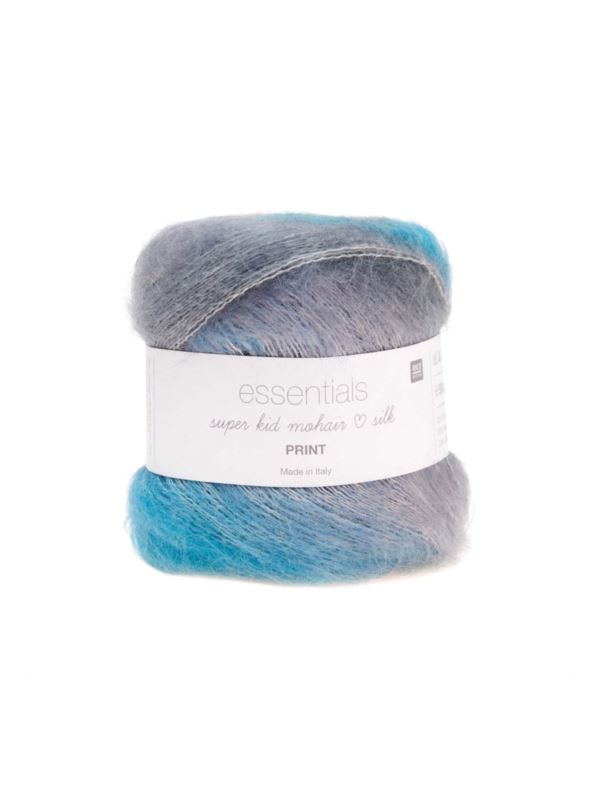 Włóczka - Rico Design - Essentials Super Kid Mohair Loves Silk Print - 100g/opak.