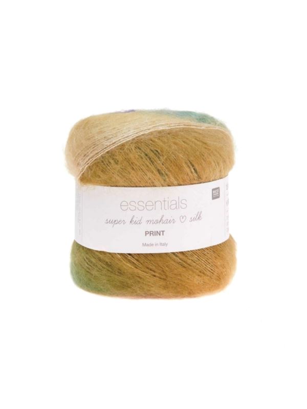 Włóczka - Rico Design - Essentials Super Kid Mohair Loves Silk Print - 100g/opak.