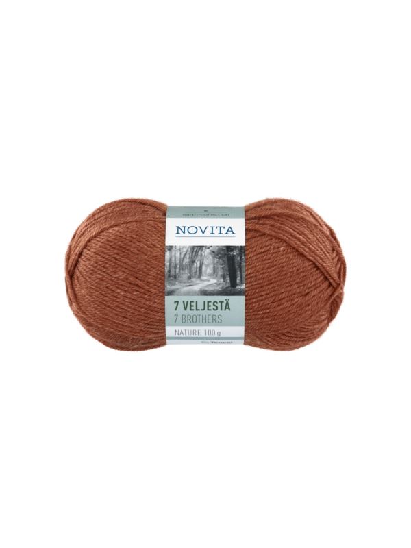 Włóczka - Novita - 7 Veljesta Nature - 0,5kg/opak.