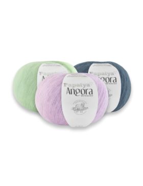 Włóczka - Papatya - Angora - 0,6kg/opak.