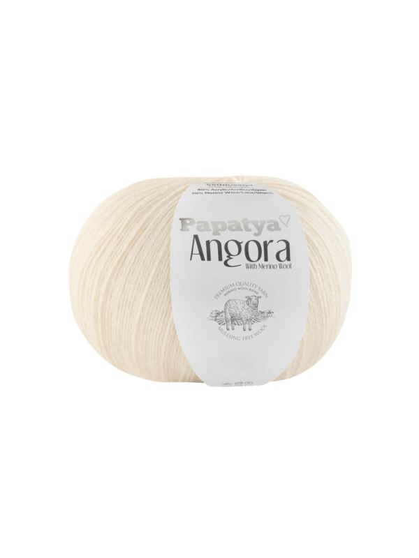 Włóczka - Papatya - Angora - 0,6kg/opak.