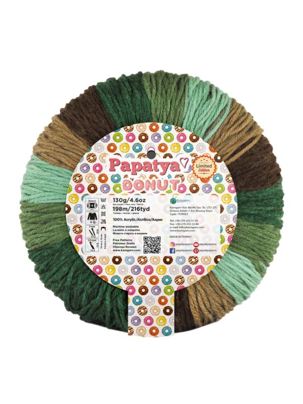 Włóczka - Papatya - Donut - 130g/szt.