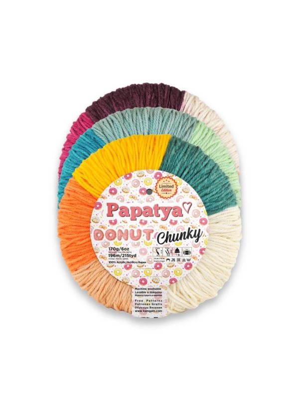 Włóczka - Papatya - Donut Chunky - 170g/szt.