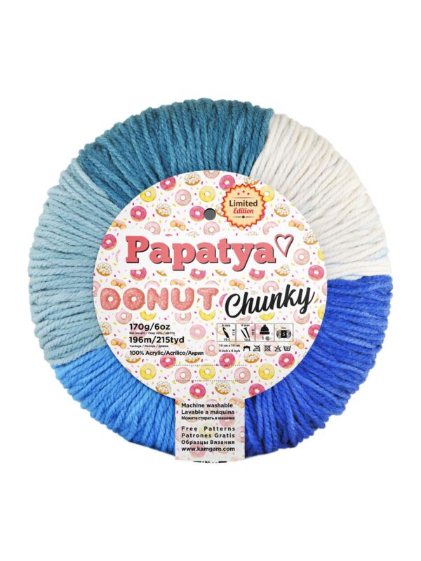 Włóczka - Papatya - Donut Chunky - 170g/szt.