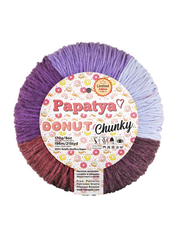 Włóczka - Papatya - Donut Chunky - 170g/szt.