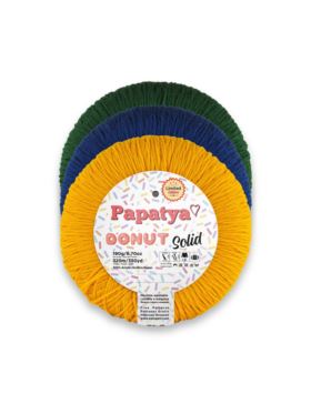 Włóczka - Papatya - Donut Solid - 190g/szt.