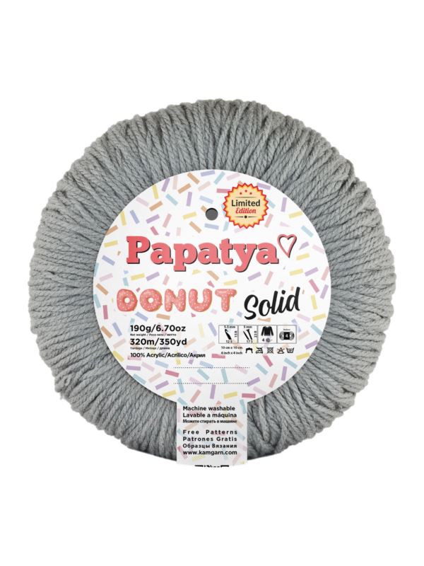 Włóczka - Papatya - Donut Solid - 190g/szt.