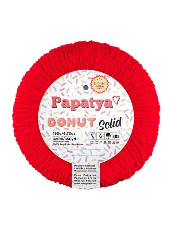 Włóczka - Papatya - Donut Solid - 190g/szt.