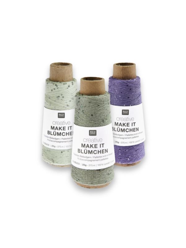 Włóczka cekinowa - Rico Design - Creative Make it Blumchen - 25g/szt.