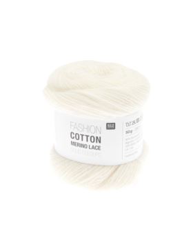 Włóczka - Rico Design - Fashion Cotton Merino Lace Solid Colours - 100g/opak.