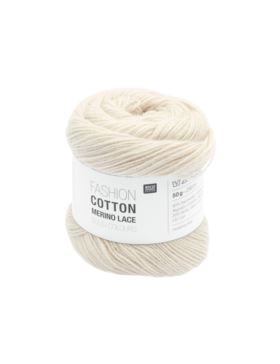 Włóczka - Rico Design - Fashion Cotton Merino Lace Solid Colours - 100g/opak.
