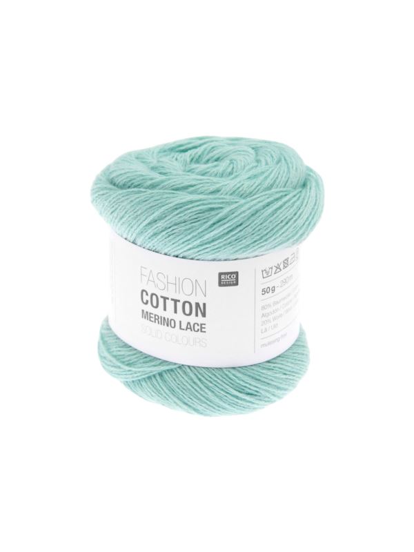 Włóczka - Rico Design - Fashion Cotton Merino Lace Solid Colours - 100g/opak.