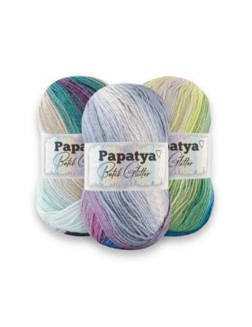 Włóczka - Papatya - Batik Glitter - 0,5kg/opak.