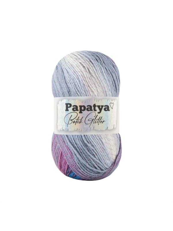 Włóczka - Papatya - Batik Glitter - 0,5kg/opak.