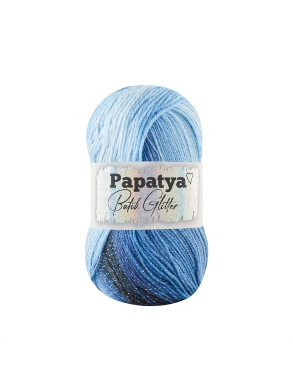 Włóczka - Papatya - Batik Glitter - 0,5kg/opak.