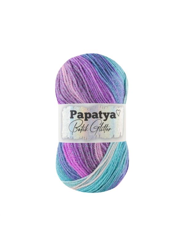 Włóczka - Papatya - Batik Glitter - 0,5kg/opak.