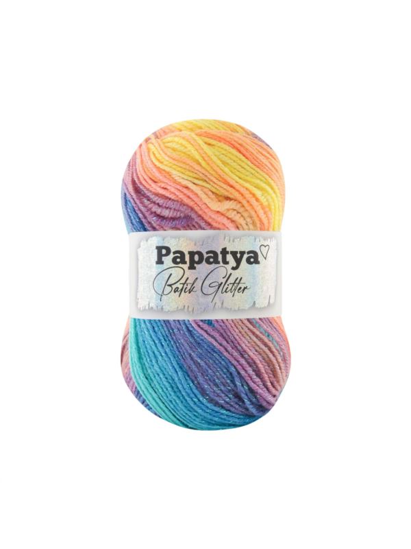 Włóczka - Papatya - Batik Glitter - 0,5kg/opak.