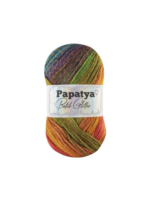 Włóczka - Papatya - Batik Glitter - 0,5kg/opak.
