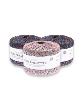 Włóczka cekinowa - Rico Design - Creative Crazy Paillettes - 50g/opak.