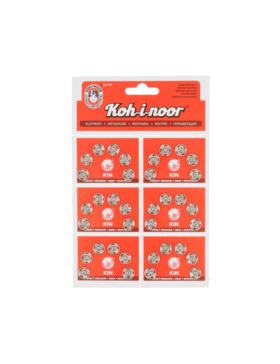 Zatrzaski metalowe KOH-I-NOOR 3 - 10 mm - niklowane - 36szt./opak.