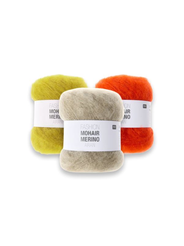 Włóczka - Rico Design - Fashion Mohair Merino Aran - 100g/opak.