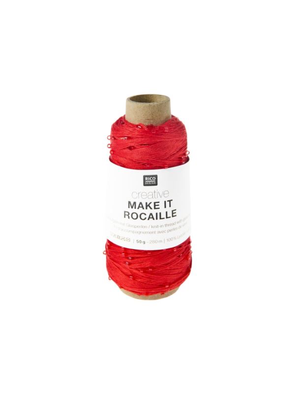 Włóczka koralikowa - Rico Design - Creative Make it Rocaille - 50g/szt.