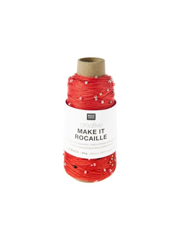 Włóczka koralikowa - Rico Design - Creative Make it Rocaille - 50g/szt.