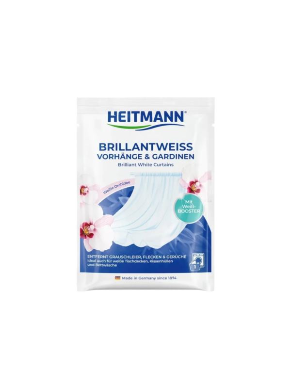 Saszetka wybielająca do prania firan i zasłon HEITMANN - 1010148 - 50g/szt.