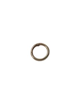 Karabińczyk metalowy okrągły - 33 mm - złoty - KLT-005 (04142) - 5szt./opak.