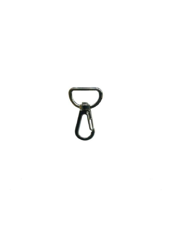Karabińczyk metalowy - 20 mm - srebrny - KLT-025 (05009) - 5szt./opak.