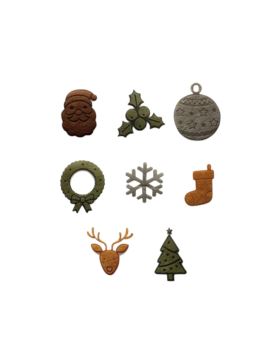 Aplikacje termoprzylepne grawerowane LECCO - Christmas - 00519 - 32szt./opak.