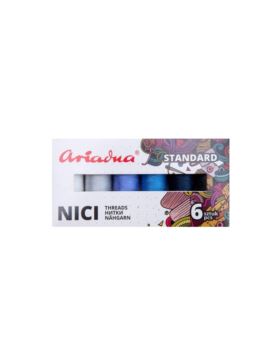Zestaw nici ARIADNA - Talia 120 - zima - 6szt.x200mb/opak.