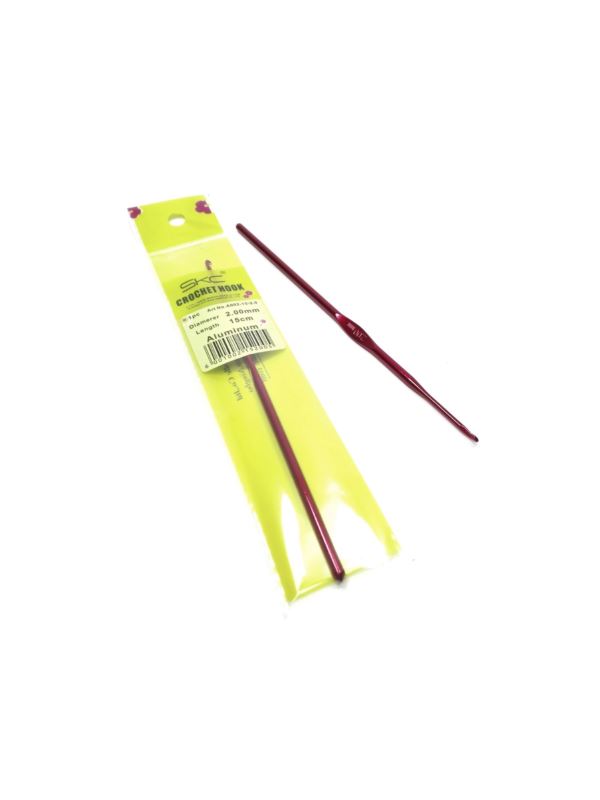 Szydełka anodowane (kolorowe) SKC - 15 cm - 5szt./opak.