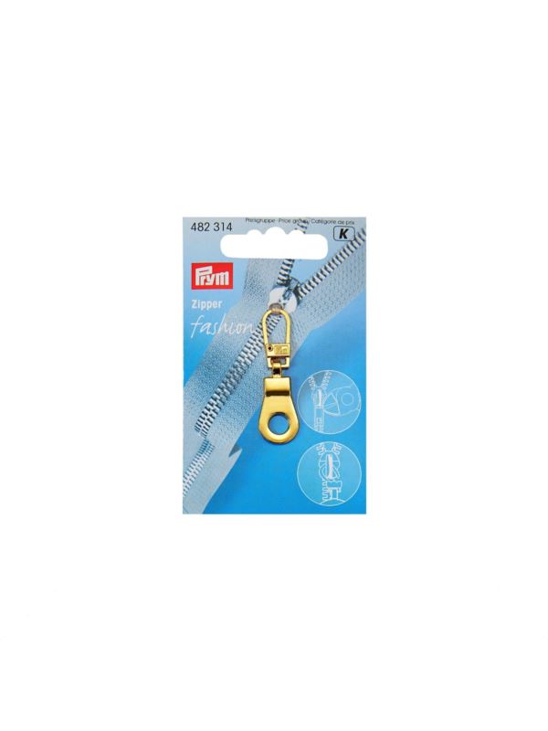 Zawieszka do suwadła PRYM - Eyelet - złota - 482314