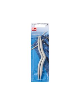 Druty do warkoczy aluminiowe PRYM - zakrzywione - 191102 - 2szt./opak.