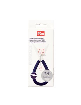 Druty zakrzywione ergonomiczne PRYM - Yoga - 7,00 mm x 25 cm - 191113 - 1szt./opak.