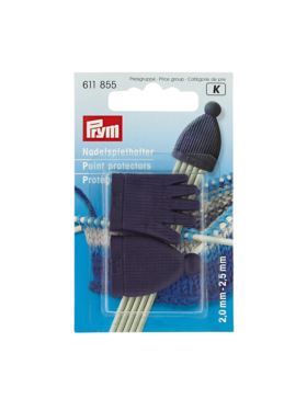 Zatyczki do drutów PRYM - 2,00-2,50 mm - granatowe - 611855 - 2szt./opak.